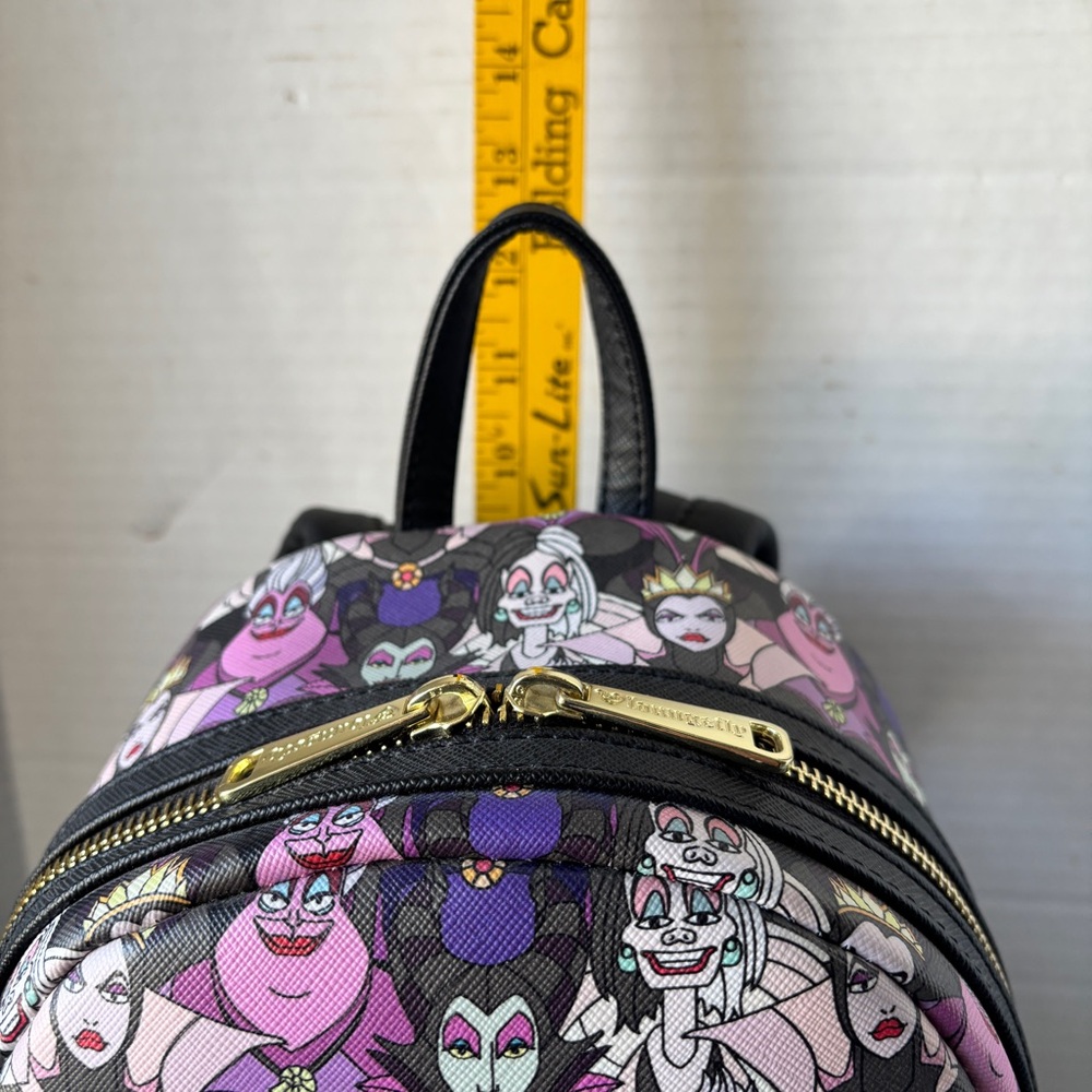 Disney Loungefly Villains Mini Backpack With Matching Wallet - Picture 9 of 13